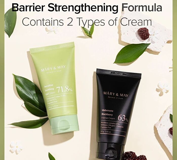 Soothing Gel Cream + Idebenone Blackberry Cream Duo Set - 2 pcs