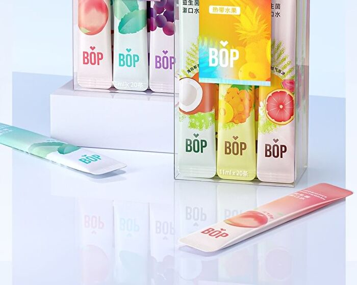 Bop Fruity Probiotics Freshen Mouthwash - 4 Types - Succulent Grape (11ml x 20pcs)