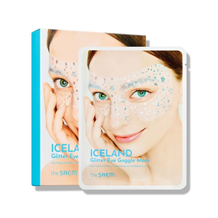 Iceland Glitter Eye Goggle Mask - 10ml x 10 sheets