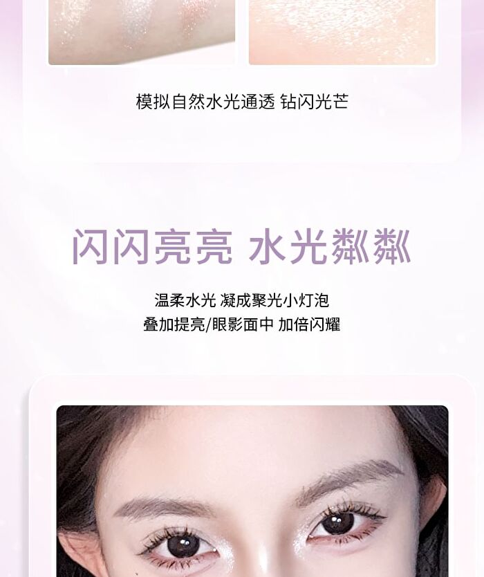 Rozo Galaxy Pearl Highlighter - 3 Shades - D03# Rose Gold - 3g