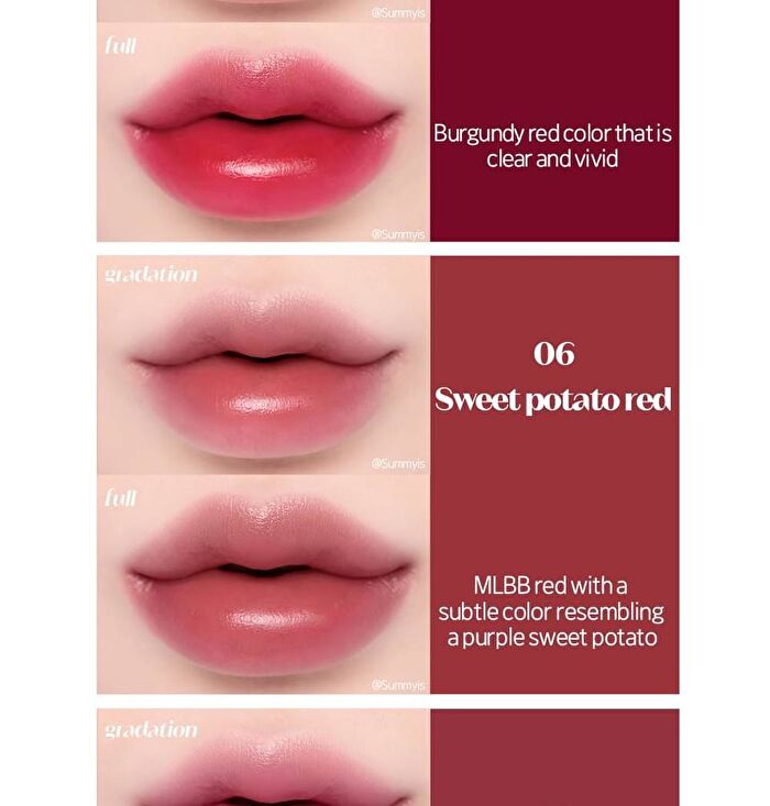 Dear Darling Water Gel Tint - 8 Colors - #05 Dracula Red