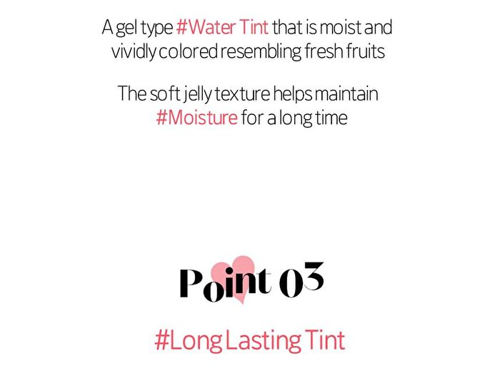 Dear Darling Water Gel Tint - 8 Colors - #05 Dracula Red