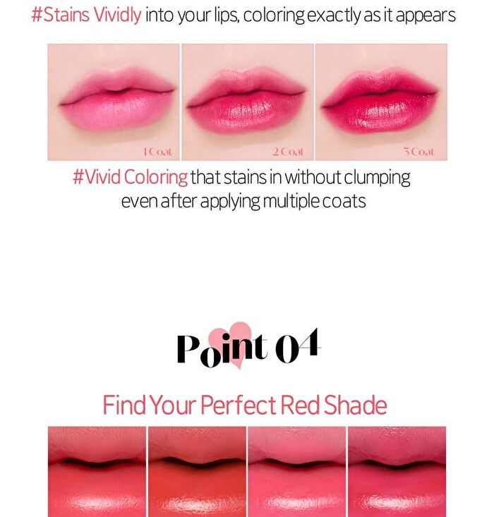Dear Darling Water Gel Tint - 8 Colors - #05 Dracula Red