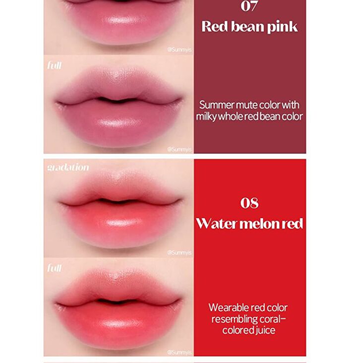 Dear Darling Water Gel Tint - 8 Colors - #08 Watermelon Red