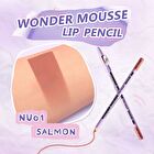 Ireneda Wonder Mousse Lip Pencil - 6 Colors - BB06# Maroon - 1.6g