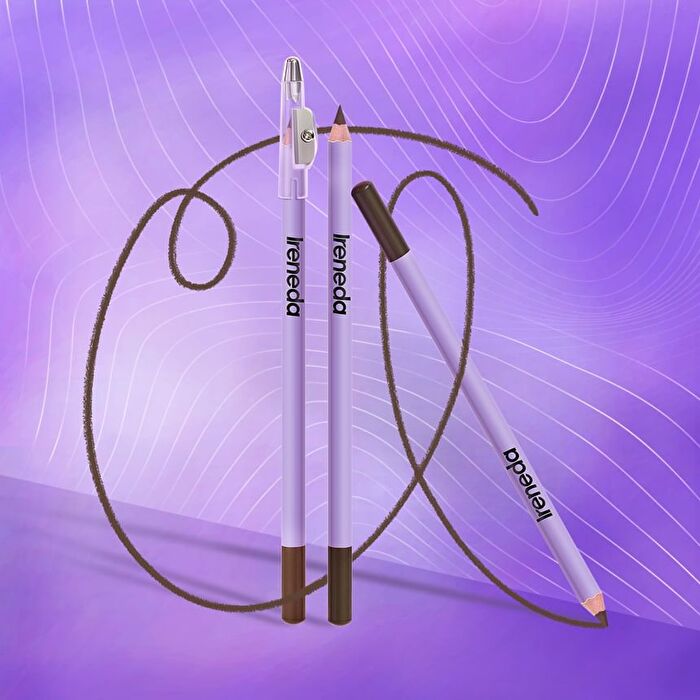 Ireneda Precision Eyebrow Pencil - 2 Colors - 01# Dark Brown - 1.6g