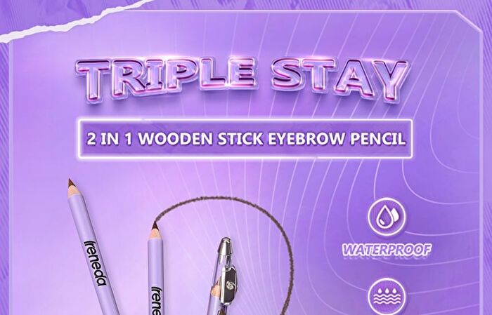 Ireneda Precision Eyebrow Pencil - 2 Colors - 01# Dark Brown - 1.6g