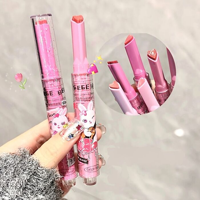 Set of 3: Heart Shaped Lip Gloss (1-3) - #Lip Gloss Set (1-3)