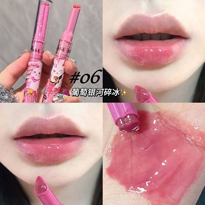 Set of 3: Heart Shaped Lip Gloss (4-6) - #Lip Gloss Set (4-6)