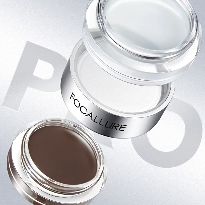 Focallure 2 in 1 Eyebrow Cream & Gel - 3 Colors - #BR01 Coffee Brown - 2.5g