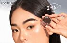Focallure 2 in 1 Eyebrow Cream & Gel - 3 Colors - #BR01 Coffee Brown - 2.5g