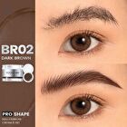 Focallure 2 in 1 Eyebrow Cream & Gel - 3 Colors - #BR01 Coffee Brown - 2.5g