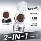 Focallure 2 in 1 Eyebrow Cream & Gel - 3 Colors - #BR03 Black Tea - 2.5g