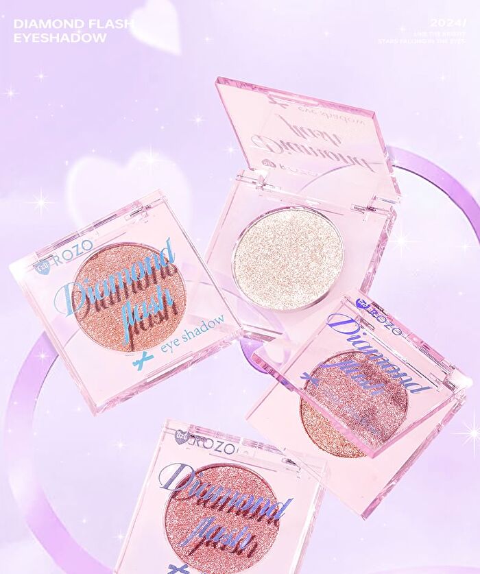Diamond Flash Glitter Eyeshadow - 4 Colors - K21# Champagne - 2g