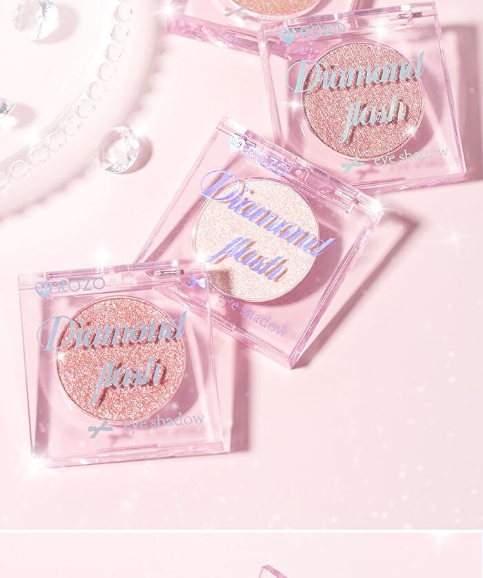 Diamond Flash Glitter Eyeshadow - 4 Colors - K23# Black Tea - 2g