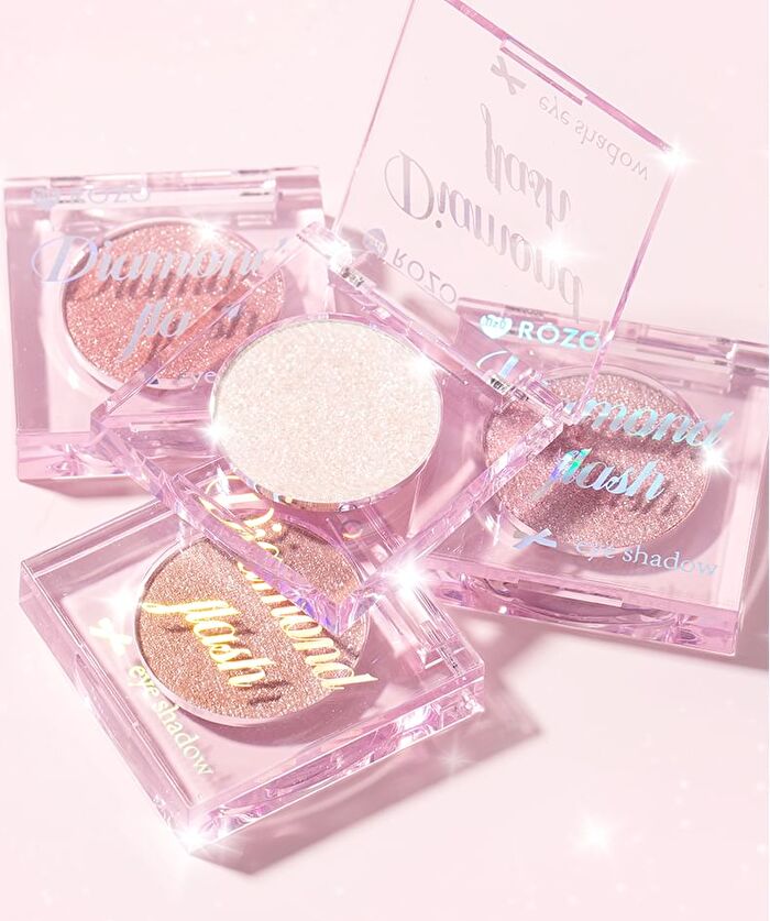 Diamond Flash Glitter Eyeshadow - 4 Colors - K24# Pink - 2g