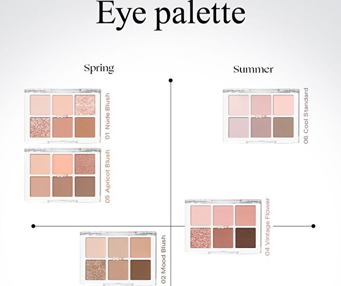 Ready To Wear Eye Palette Respect Edition - 3 Types - #07 Warm Beige