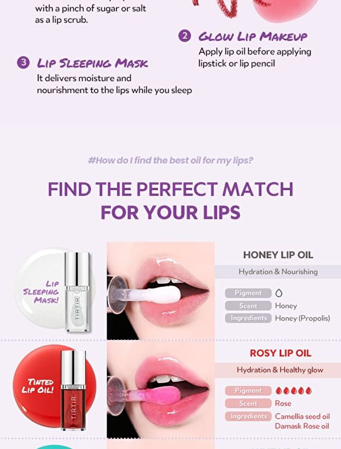 My Glow Lip Oil - 4 Types - Lavender