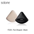 Elastic Souffle Makeup Puff - FC04 - Diamond Shaped - Black