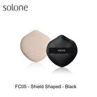 Elastic Souffle Makeup Puff - FC04 - Diamond Shaped - Black