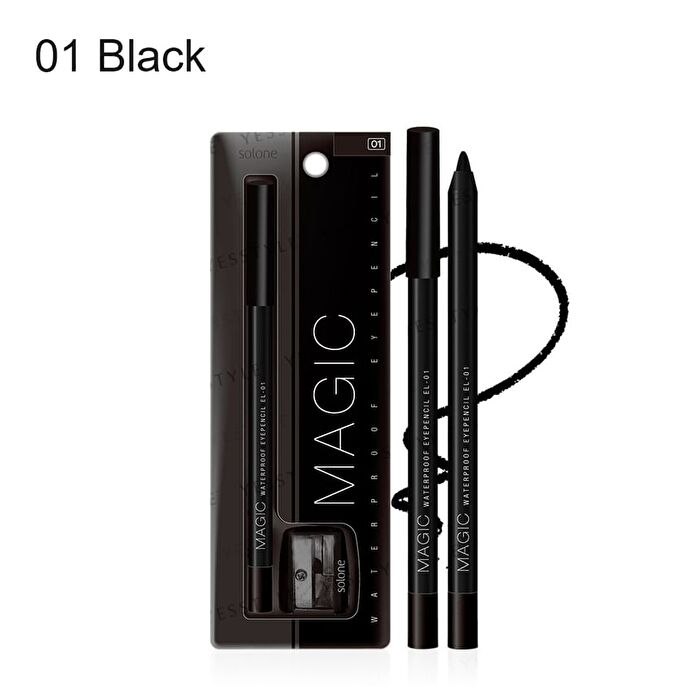 Magic Waterproof Eye Pencil - 01 Black