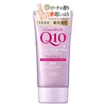 CoenRich Q10 Whitening Deep Moisture Hand Cream Fresh Peach - 80g