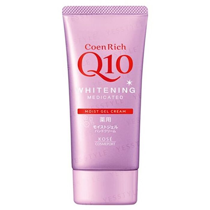 CoenRich Q10 Whitening Moist Gel White Floral Hand Cream - 80g