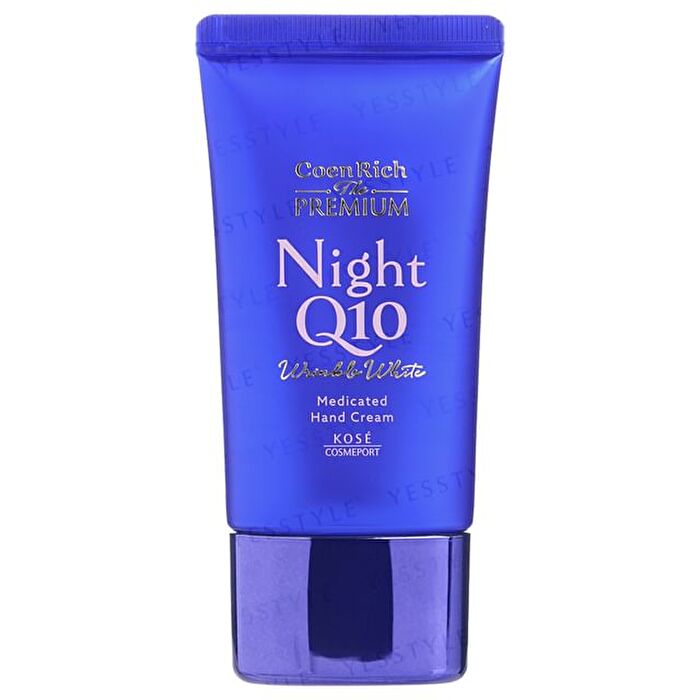 CoenRich The Premium Q10 Wrinkle White Night Medicated Hand Cream - 60g