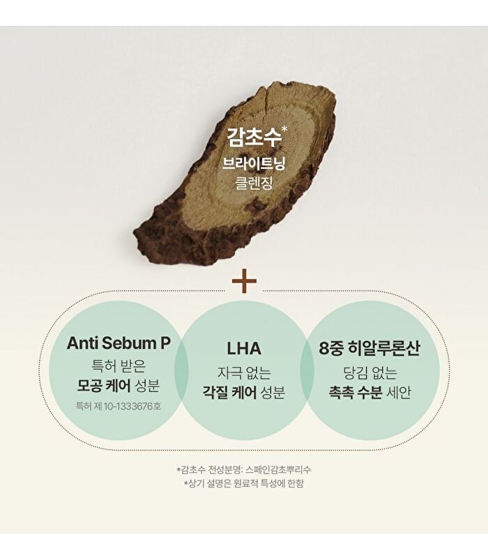 Licorice pH Balancing Pore Cleansing Gel Foam - 160ml