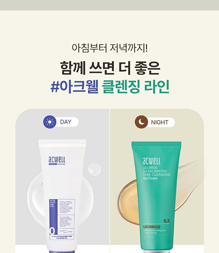 Licorice pH Balancing Pore Cleansing Gel Foam - 160ml
