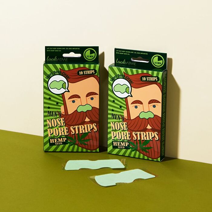 Men\'s Nose Pore Strips - 2 Types - Charcoal and Collagen