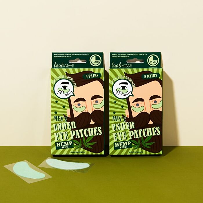 Men\'s Gel Eye Patches - 2 Types - Hemp Seed