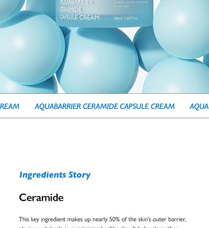 Aquabarrier Ceramide Capsule Cream - 50ml