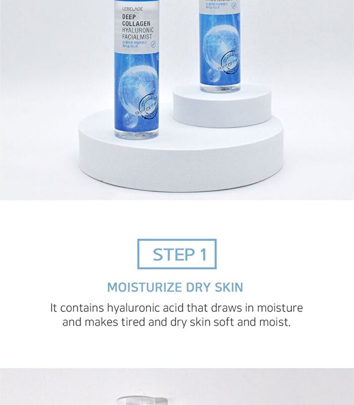 Facial Mist - 3 Types - Deep Collagen Hyaluronic