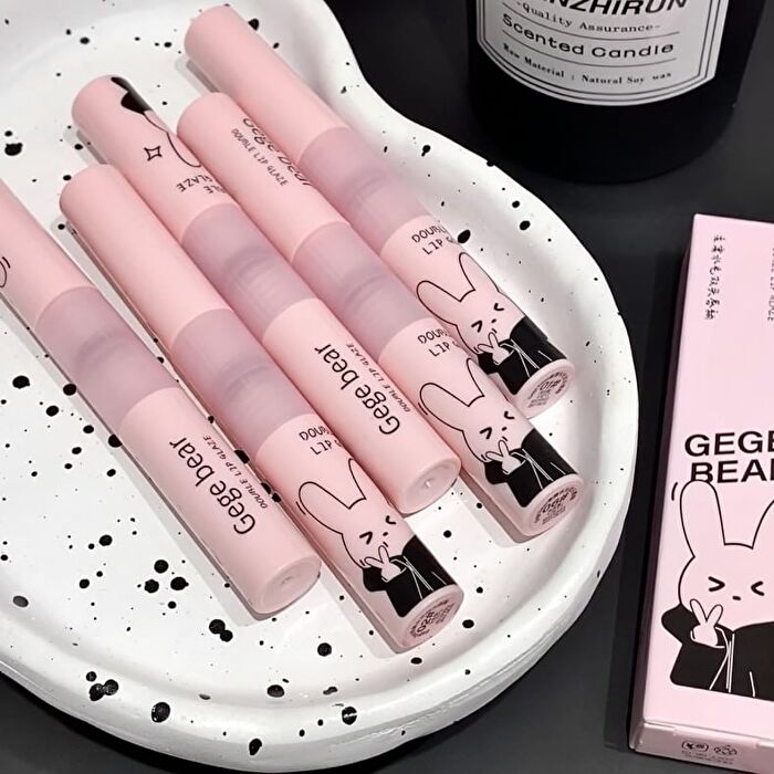 Rabbit Edition Dual-Ended Watery Lip Gloss - (4-6) - #05