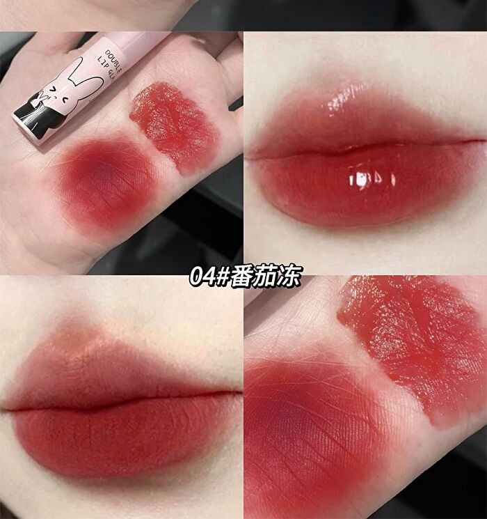 Rabbit Edition Dual-Ended Watery Lip Gloss - (4-6) - #05