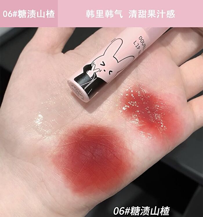 Rabbit Edition Dual-Ended Watery Lip Gloss - (4-6) - #05