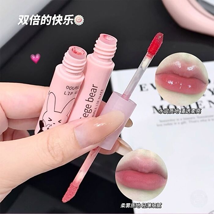 Rabbit Edition Dual-Ended Watery Lip Gloss - (4-6) - #05