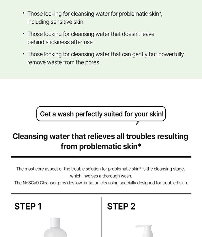 Fation Nosca9 Cleansing Water - 500ml
