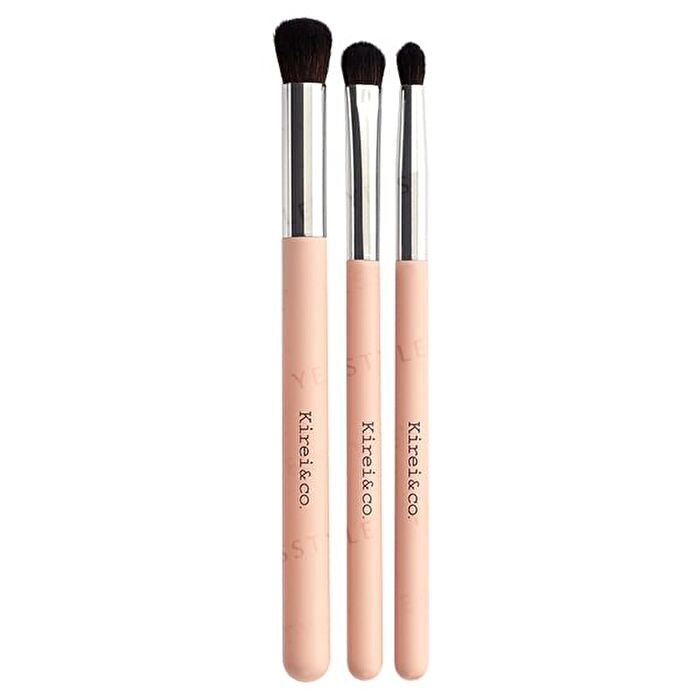 Eyeshadow & Point Makeup Brush Set - 3 pcs