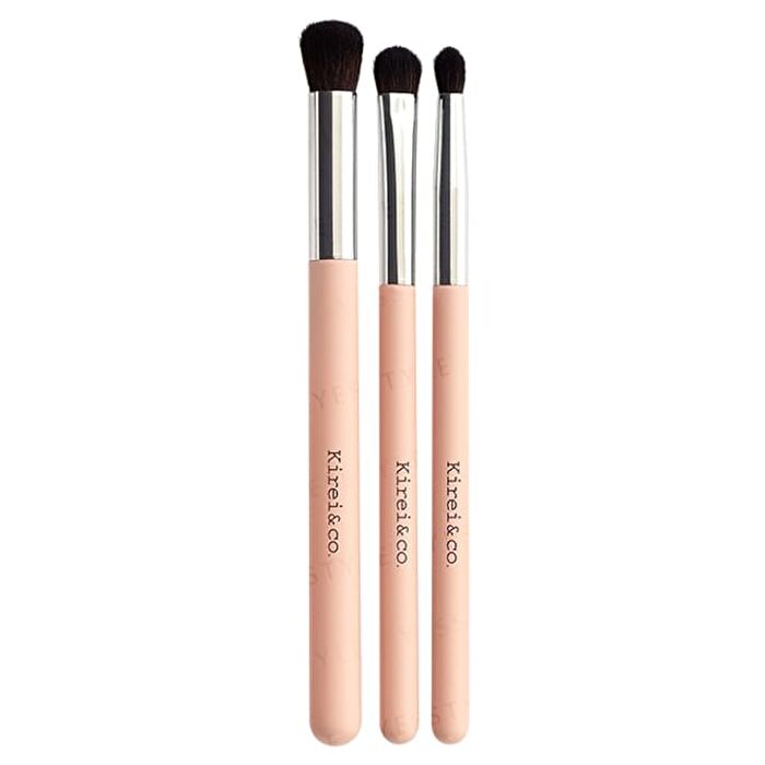Eyeshadow & Point Makeup Brush Set - 3 pcs