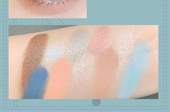 Casual Denim 10-Color Eyeshadow Palette - 3 Types - 102# Fog Blue - 16g