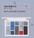 Casual Denim 10-Color Eyeshadow Palette - 3 Types - 102# Fog Blue - 16g