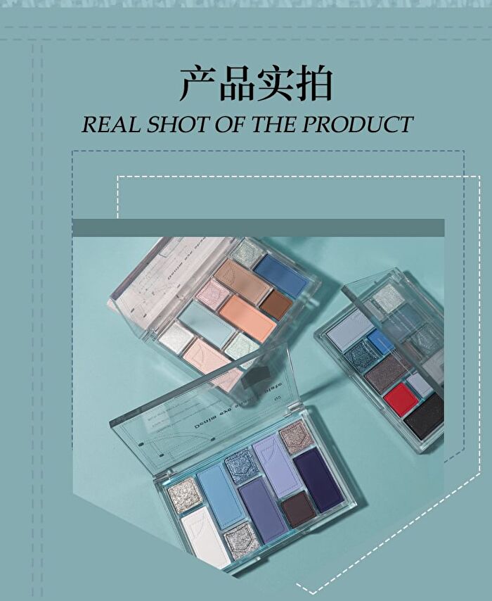 Casual Denim 10-Color Eyeshadow Palette - 3 Types - 103# Hot Cowboy - 16g