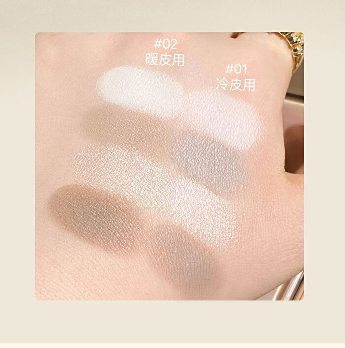 Natural Shaping 3D Highlight & Contouring Palette - 2 Types - 01# Fair - 6g