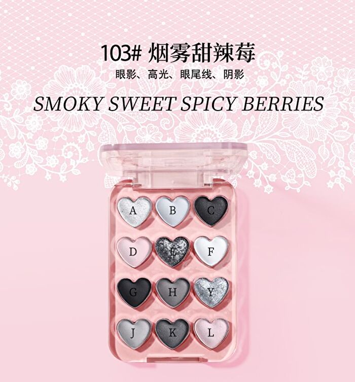 Dream Ballet 12-color Eyeshadow Palette - 3 Types - 101# Sweetheart Candy Jar - 6.6g