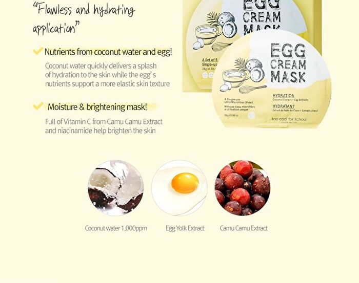 too cool for school Egg-Ssential Skincare Mini Set - 2024 Version - 4 pcs