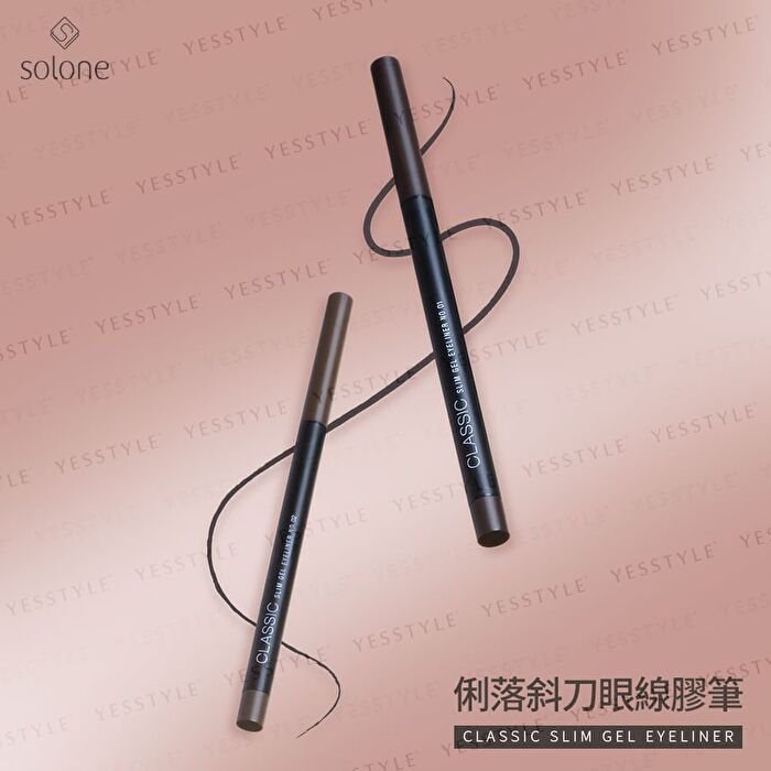 Classic Slim Gel Eyeliner - 02 Roasted Brown