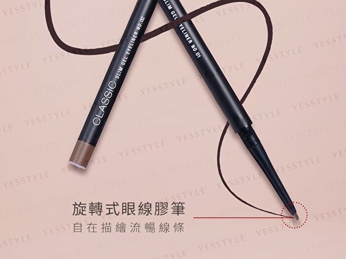 Classic Slim Gel Eyeliner - 02 Roasted Brown