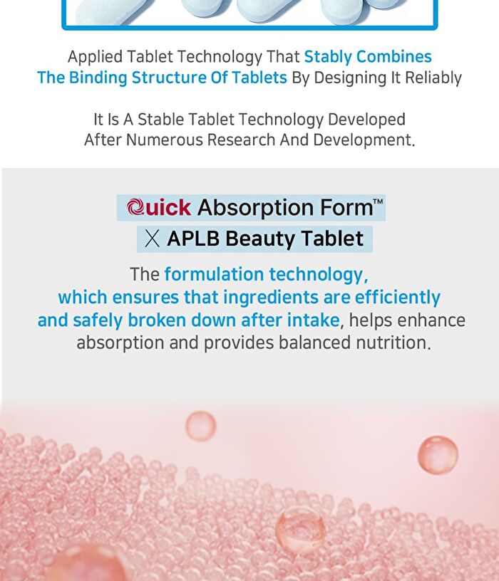 Aplb Hyaluronic Acid Ceramide Beauty Tablet - 500mg x 30 tablets